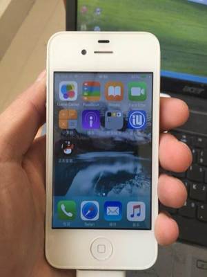 白色国行iPhone4S电信版-聊城东昌府区iPhone4s